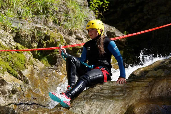 Canyoning dans les Alpes